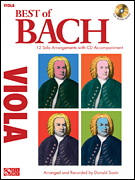 BEST OF BACH VIOLA  BK/CD-P.O.P. cover